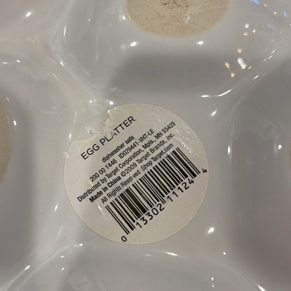 🐣White Ceramic Egg Platter 🥚 Dish - Picture 8 of 11